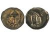 IMPERIO ROMANO. Prutah. 37-44 d.C. AGRIPA I. JUDEA. Anv.: So