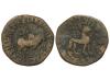 MONEDAS GRIEGAS. Hexachalkon. 57-35 a.C. AZES II. INDO-ESCIT