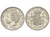 ALFONSO XIII. 2 Pesetas. 1894 (*18-94). P.G.-V. Restos de br