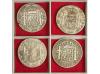 FERNANDO VII. Lote 4 monedas 8 Reales. 1815, 16, 18, 20. LIM