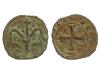 REINO DE LEÓN. Óbolo. ALFONSO IX. LEÓN?. Anv.: Cruz con vene