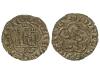 REINO DE CASTILLA Y LEON. 1/2 Blanca. ENRIQUE III. SEVILLA. 