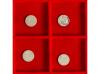 ISABEL II. Lote 4 monedas 1 Real. 1857, 59, 60, 61. BARCELON