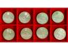 JUAN CARLOS I. Lote 8 monedas 2000 Pesetas. 1994 y 1995. Pes