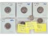 REPÚBLICA ROMANA. Lote 7 monedas Denario. CORNELIA, THORIA, 