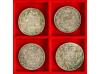 ESTADOS ALEMANES. Lote 4 monedas 2/3 Thaler. 1689 a 1695. BR