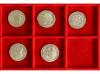 BOLIVIA. Lote 5 monedas 2 Soles (4) y 1/5 Boliviano (1). 183
