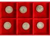 CARLOS IV. Lote 6 monedas 1 Real. 1800 a 1808. POTOSÍ. Todas