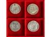CARLOS III. Lote 4 monedas 2 Reales. 1781 a 1787. POTOSÍ. P.