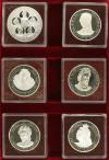 ISLAS CAYMÁN. Lote 2 sets 12 monedas 25 (11) y 50 Dollars. 1