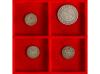 FERNANDO VI. Lote 4 monedas 1/2 (3) y 2 Reales. 1751, 1758/7