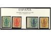 ** ESPAÑA. Ed. 851/4. SERIE COMPLETA con variedade por PUNTA
