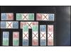 ** ALEMANIA ORIENTAL. 2 Fichas grandes conteniendo COMBINACI
