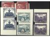 ESPAÑA. Ed. 607ccMa. 25, 40 cts., 1 pta. y 4 pts. Lote de CA