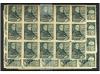 ** ESPAÑA. Ed. 1011(223) y 1024/32(6). 50 cts. verde, 223 se