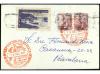 HISTORIA POSTAL. 1939 y 1947. 3 Cartas: una con membrete HIS