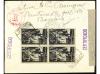 HISTORIA POSTAL. 1873-1952. Lote de 7 cartas y 3 grandes fra