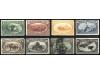 * ESTADOS UNIDOS. Yv. 129/36. Serie corta del 1 cto. al 1$. 