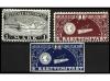 1930 ca. VUELOS POR COHETE. 3 sellos de 1 y 3 marcos. RAROS.