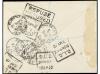 ✉ INDIA INGLESA. 1912. PUTNEY (U.K) a CALCUTTA. 1 p. rojo y 