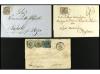 ✉ ITALIA. ESTADOS DE LA IGLESIA. Conjunto de 6 cartas. A EXA