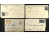 ✉ CUBA. CONUNTO de 10 cartas de diversos períodos, incluyend