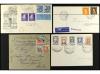 ESPAÑA. HISTORIA POSTAL. Conjunto de 16 cartas de diferentes