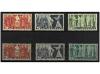 ** SUIZA. Yv. 313/5B y **/* 313/5C. SERIES COMPLETAS. 6 valo