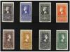 * ESPAÑA. Ed. 1075/82. CENTENARIO. Serie completa. 8 valores