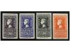 **/* ESPAÑA. Ed. 1075/78. CENTENARIO. Serie de correo. 4 val