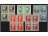 ** ESPAÑA. Ed. 655/9 (4). 5 cts. a 30 cts. 5 valores en bloq