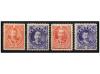 * JAPON. Yv. 89/92. SERIE COMPLETA, 4 valores. RARA. Yv. 89 
