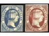 (*) ESPAÑA. Ed. 9. 5 reales rojo. Márgenes completos y leve 