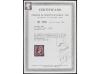 º ESPAÑA. Ed. 7 y º 9. 12 cuartos lila y 5 reales rosa (cert