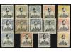 **/*/º ESPAÑA. Ed. 297/309. SERIE COMPLETA, 13 valores. Cent