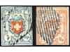 ° SUIZA. Yv. 20, 23; Zu. 17II, 20. 5 y 15r. MUY BONITOS. 15 