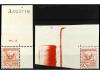 ** ESPAÑA. Ed. 592A, 676. 20 cts. rosa. 2 ejemplares esquina