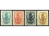 ** ESPAÑA. Ed. 851/54. SERIE COMPLETA. 4 valores. 1 pta. lev