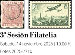 Filatelia - 3ª Sesión