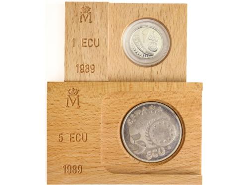 LOTES y COLECCIONES. Lote 13 monedas 5 Pesetas (4), 100 Pese