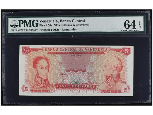 BILLETES EXTRANJEROS. Lote 7 billetes 2, 5, 10 (2), 20 y 100