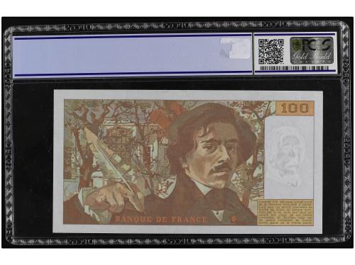 BILLETES EXTRANJEROS. Lote 3 billetes 1 Dollar, 100 Francs y