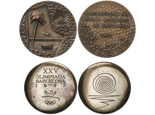 MEDALLAS ESPAÑOLAS. Lote 13 medallas. 1893 a 1994. AE, Al, B