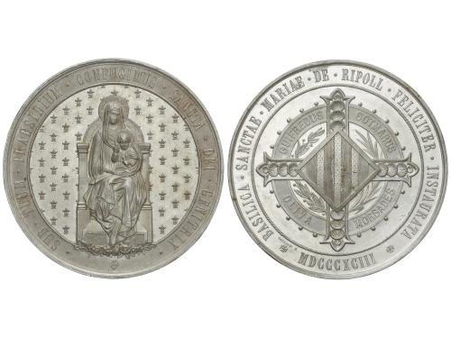 MEDALLAS ESPAÑOLAS. Lote 13 medallas. 1893 a 1994. AE, Al, B