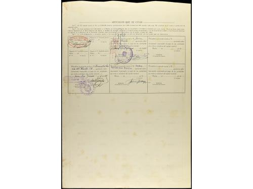 ANTIGUOS. Acción 500 Pesetas. 22 Mayo 1943. BANCO AGRARIO DE