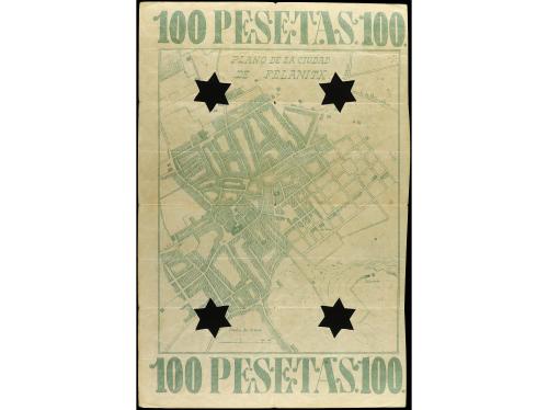 ANTIGUOS. Obligación al portador 100 Pesetas. 1 Julio 1889. 