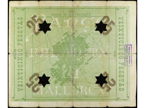 ANTIGUOS. Obligación al portador 25 Pesetas. 1 Julio 1915. B