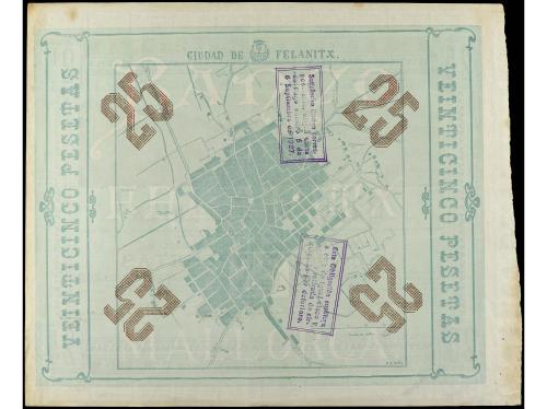 ANTIGUOS. Obligación al portador 25 Pesetas. 1 Julio 1927. B