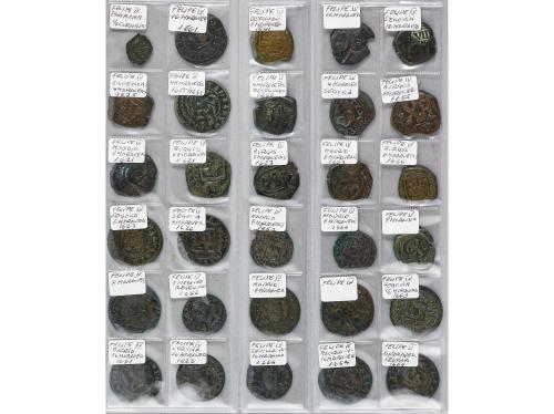 LOTES y COLECCIONES. Lote 150 monedas. REYES CATOLICOS a EST