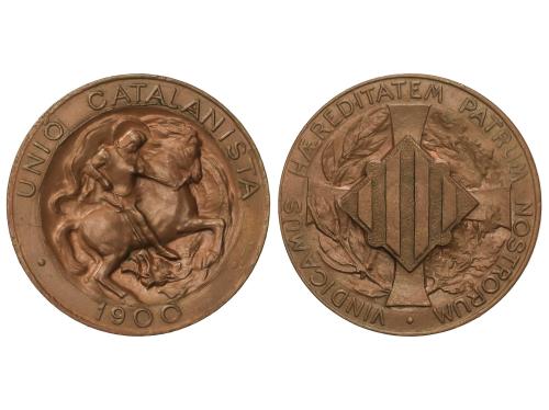 UNIÓ CATALANISTA. 5 Céntimos. 1900. BARCELONA. Vallmitjana. 